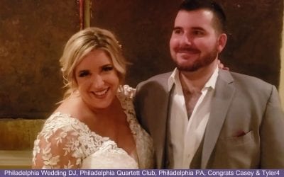 Congrats Casey & Tyler, Philadelphia Wedding DJ, Philadelphia Quartett Club, Philadelphia PA,