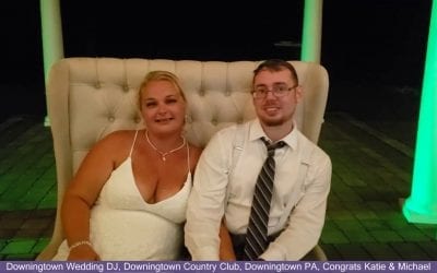 Congrats Katie & Michael, Downingtown Wedding DJ at Downingtown Country Club, Downingtown PA